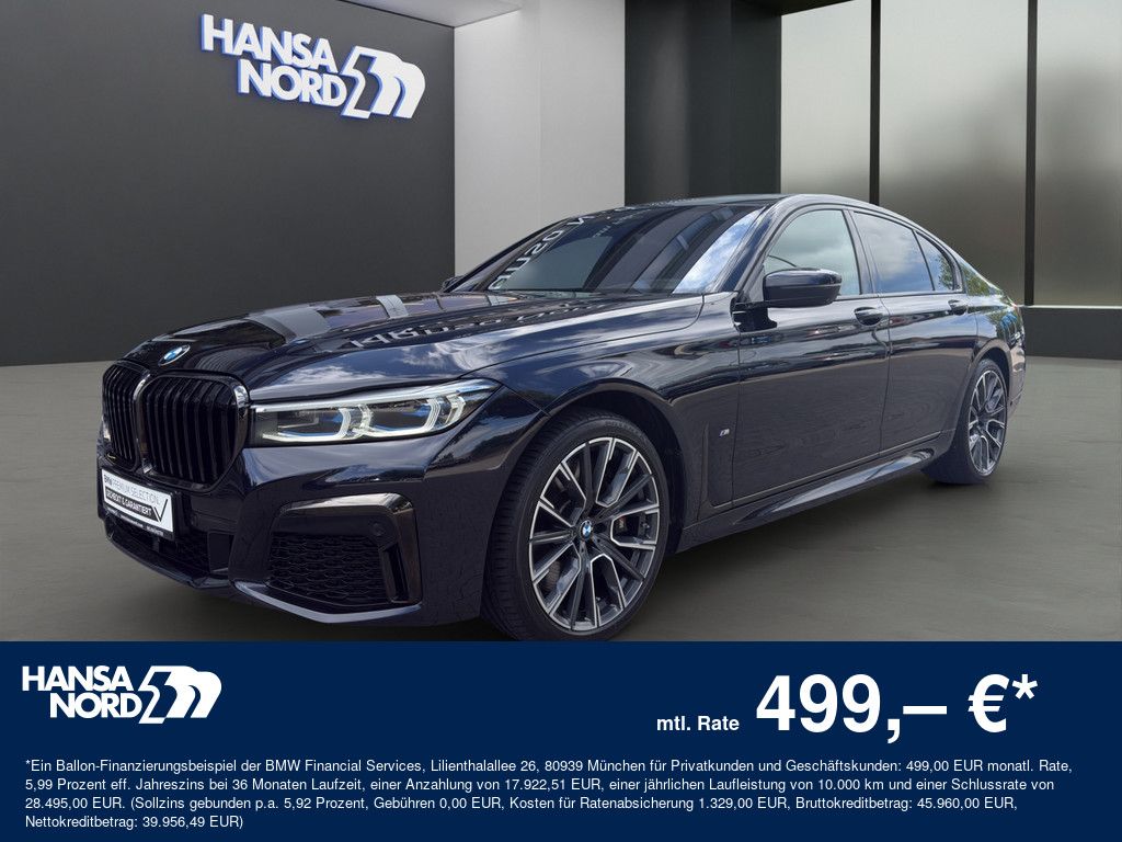 BMW 740d xDrive M-SPORT LASER HUD HGSD ACC 20" AHK