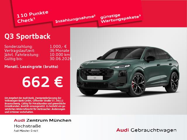 Audi Q3 Sportback TFSI quattro 150 kW S tronic