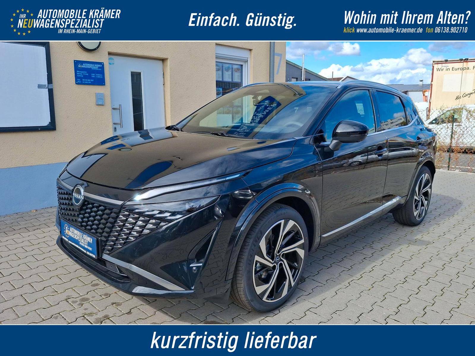 Nissan Qashqai Tekna Plus Alarmanlage 360°-Kamera PD...