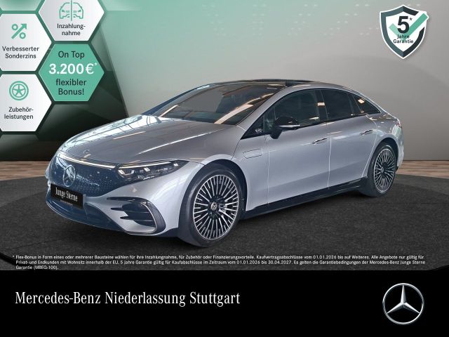 MERCEDES-BENZ EQS 450+ AMG/Night/Pano/Hyper/HAL/21"/HuD/Burmes