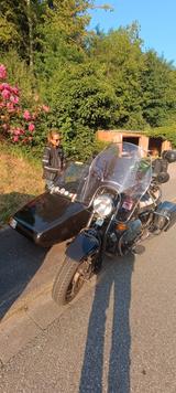 Moto Guzzi California Gespann mit Walter 2-Sitzer Beiwagen - GESPANN MIT