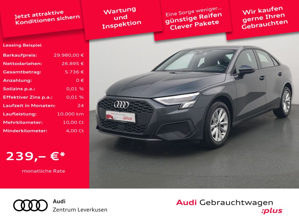 A3 Limousine NAVI VIRT CARPLAY ACC LED SHZ PDC