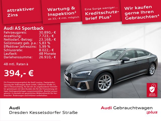 Audi A5 Sportback 40 TDI S-Line LED Navi DAB