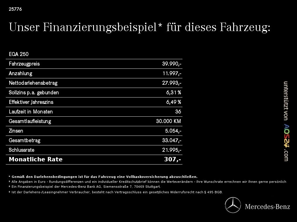 Mercedes-Benz EQA 250 + Progressive Adv.*Pano*AHK*360°*LED*18" foto 21