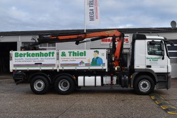 MERCEDES-BENZ Actros 2541 MP3 Kipper/Kran Palfinger Baustoff