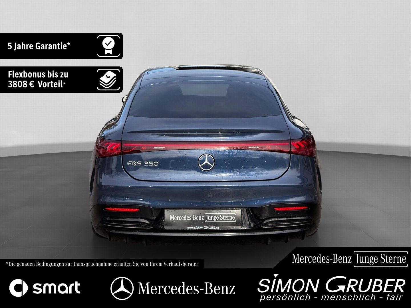 Fahrzeugabbildung Mercedes-Benz EQS 350 AMG Pano HUD DigiLight HaL Burmes 21Zoll