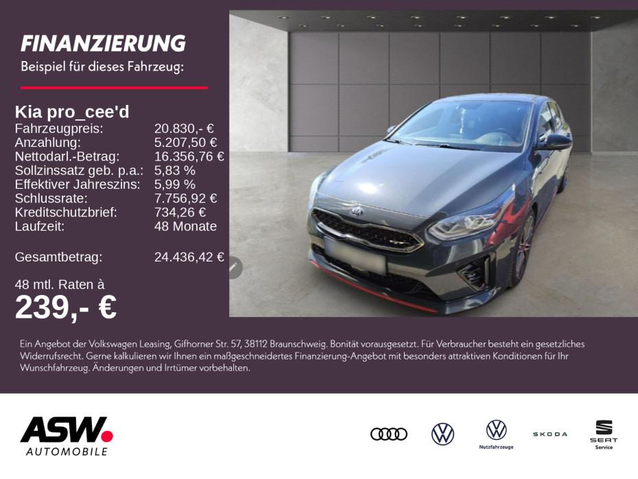 Kia ProCeed GT 1.6T-GDI DCT LED Navi RFK SHZ v/h ACC