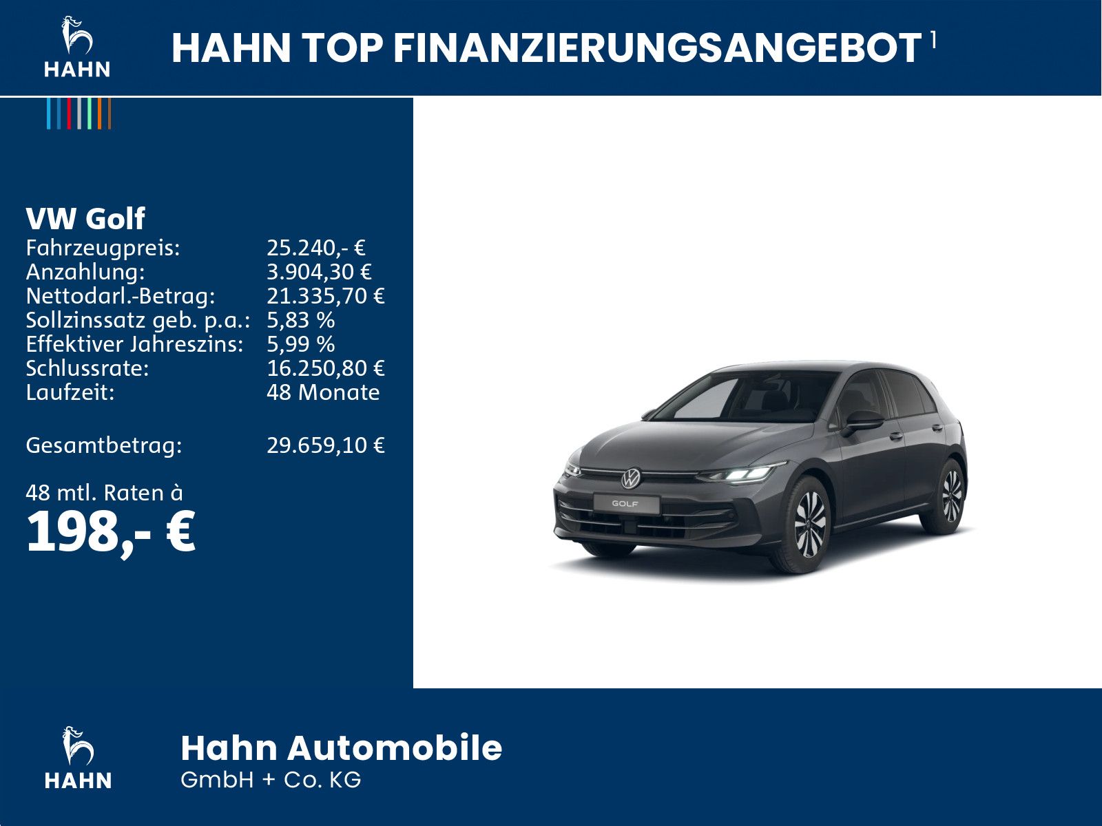Volkswagen Golf 1.5eTSI DSG Goal Navi LED ACC Cam Park SHZ imagem 2