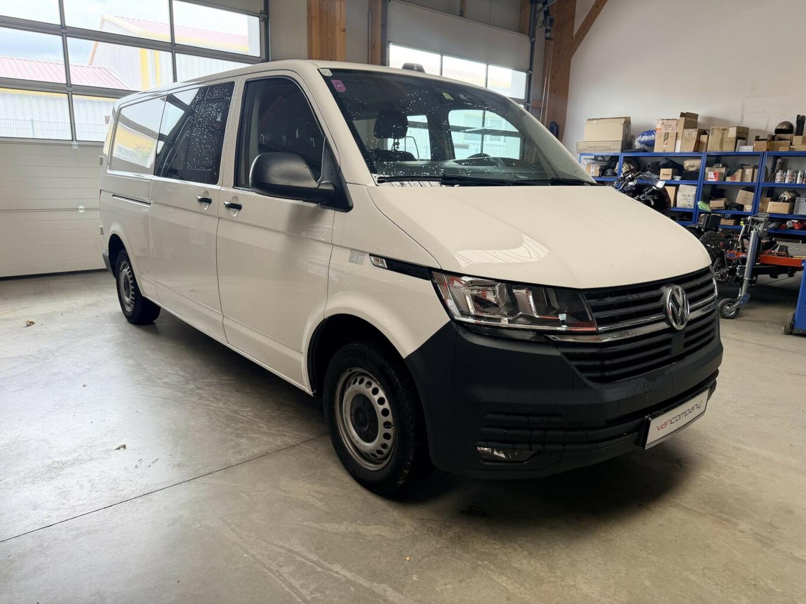 Volkswagen T6 andere T6.1 2.0 TDI Kasten 6-Sitzer lang 1. Hand, миниатюра 9