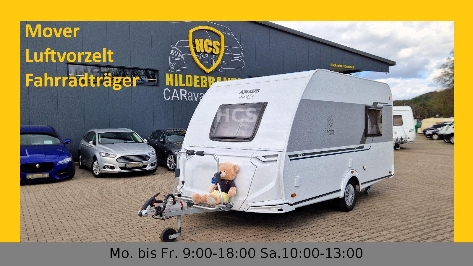 Knaus 400 QD Luftvorzelt Fahrradträger Mover Mobil