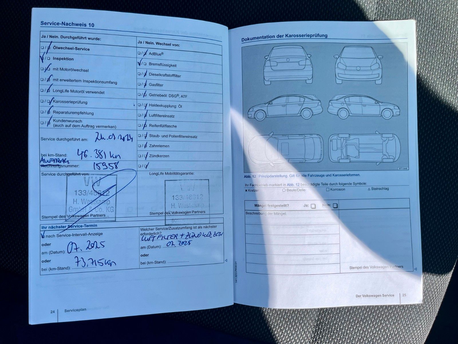 Fahrzeugabbildung Volkswagen Polo V 1.4 TSI BlueGT Navi Leder 1.HD SCHECKHEFT