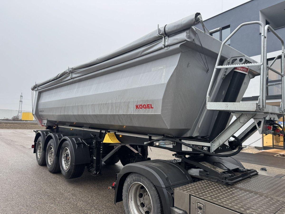 Kögel Kippmulde 25m³, Stahl-light Chassis, Liftachse, 