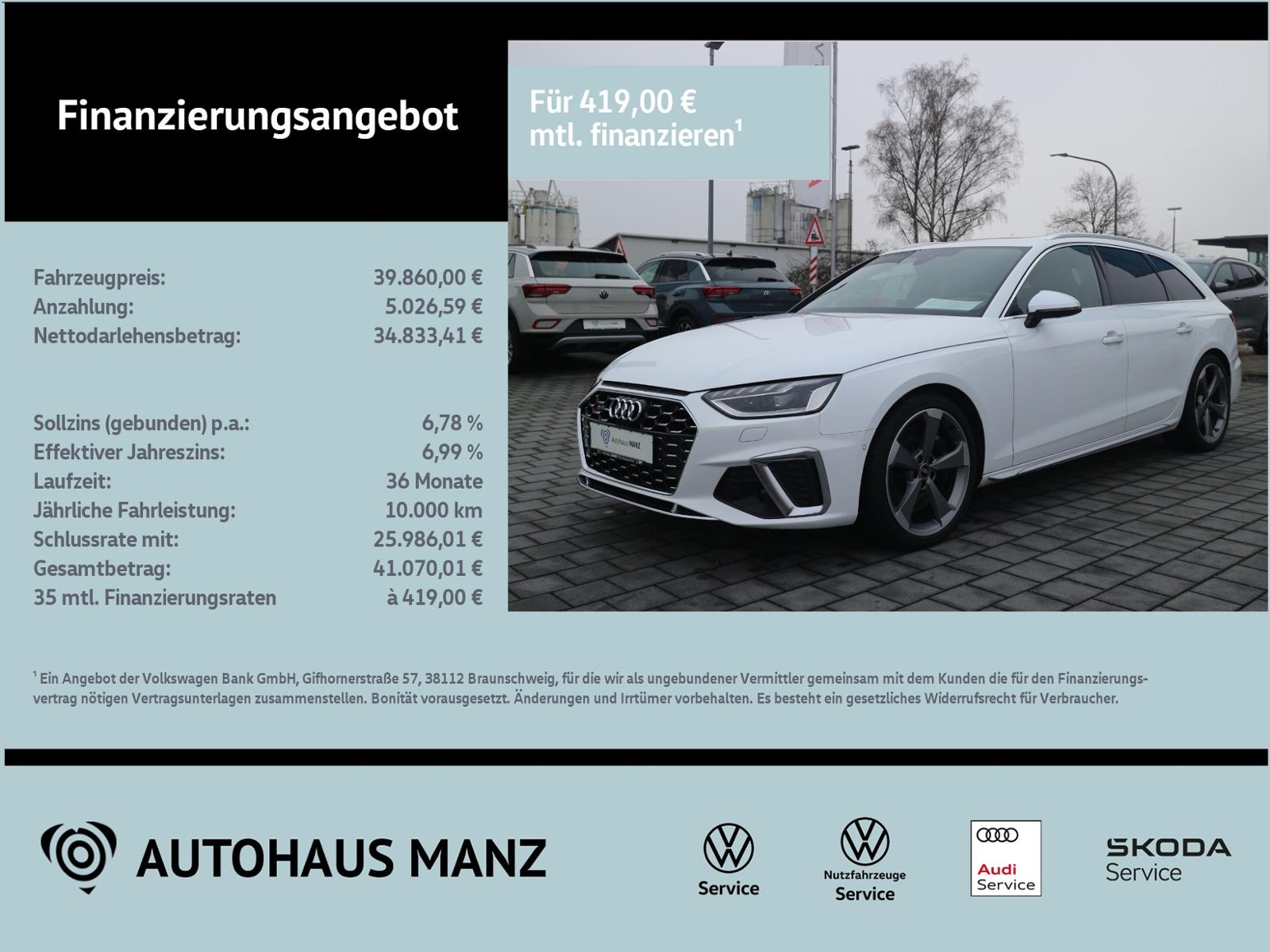 Audi S4 Avant 3.0 TDI quattro B&O Matrix Pano KLIMA N