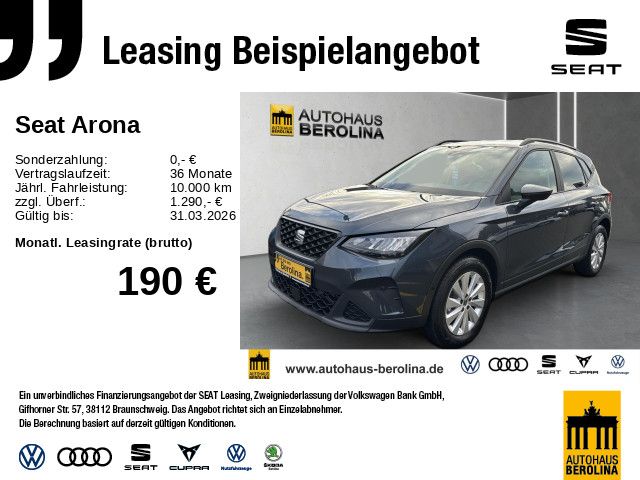 Seat Arona 1.0 TSI Road Edition DSG *Vision+*NAV*SHZ*
