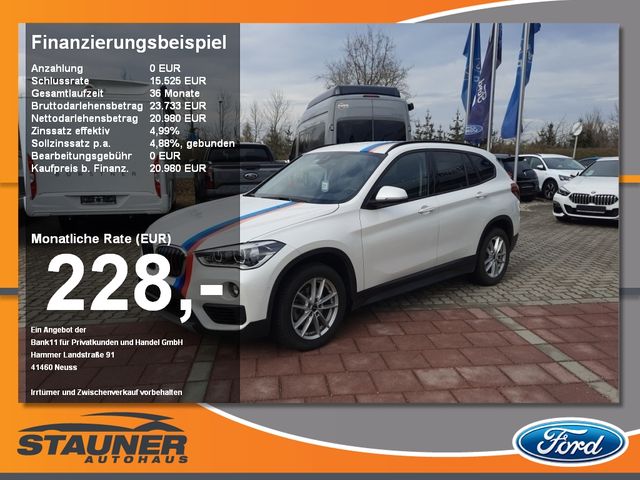 BMW X1 sDrive 18i Advantage LED SHZ Klimaa. AHK Kame