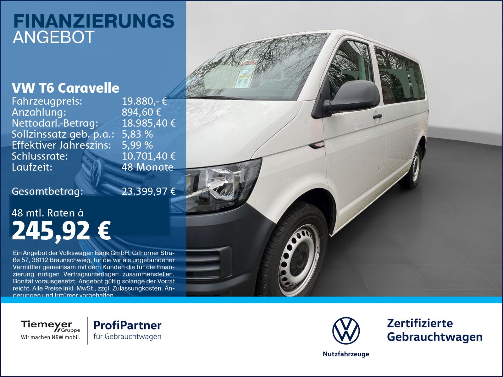 Volkswagen T6 Caravelle TDI 8-SITZE KLIMA E-PAKET