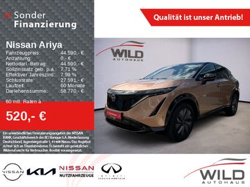 Nissan Leasing Angebot: Nissan ARIYA 87 kWh Evolve Pack Pano LED 360° 19" AWR