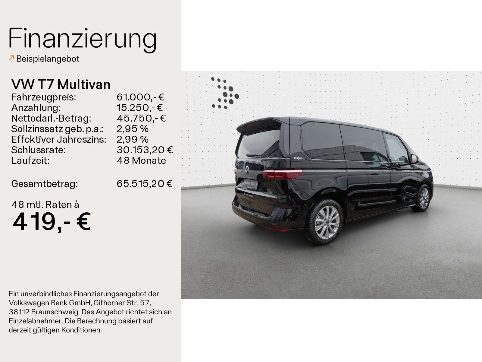 Volkswagen T7 Multivan GOAL TDI DSG *Navi*Vis-a-Vis*IQ*Pano imagem 2