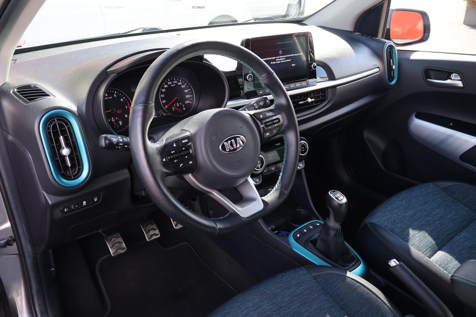Kia Picanto 1.0 T-GDI X-Line Klimaaut. Navi Tempomat, миниатюра 10