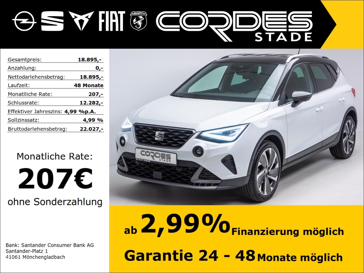 Seat Arona FR BEATS Automatik Kamera Navi PDC (175)