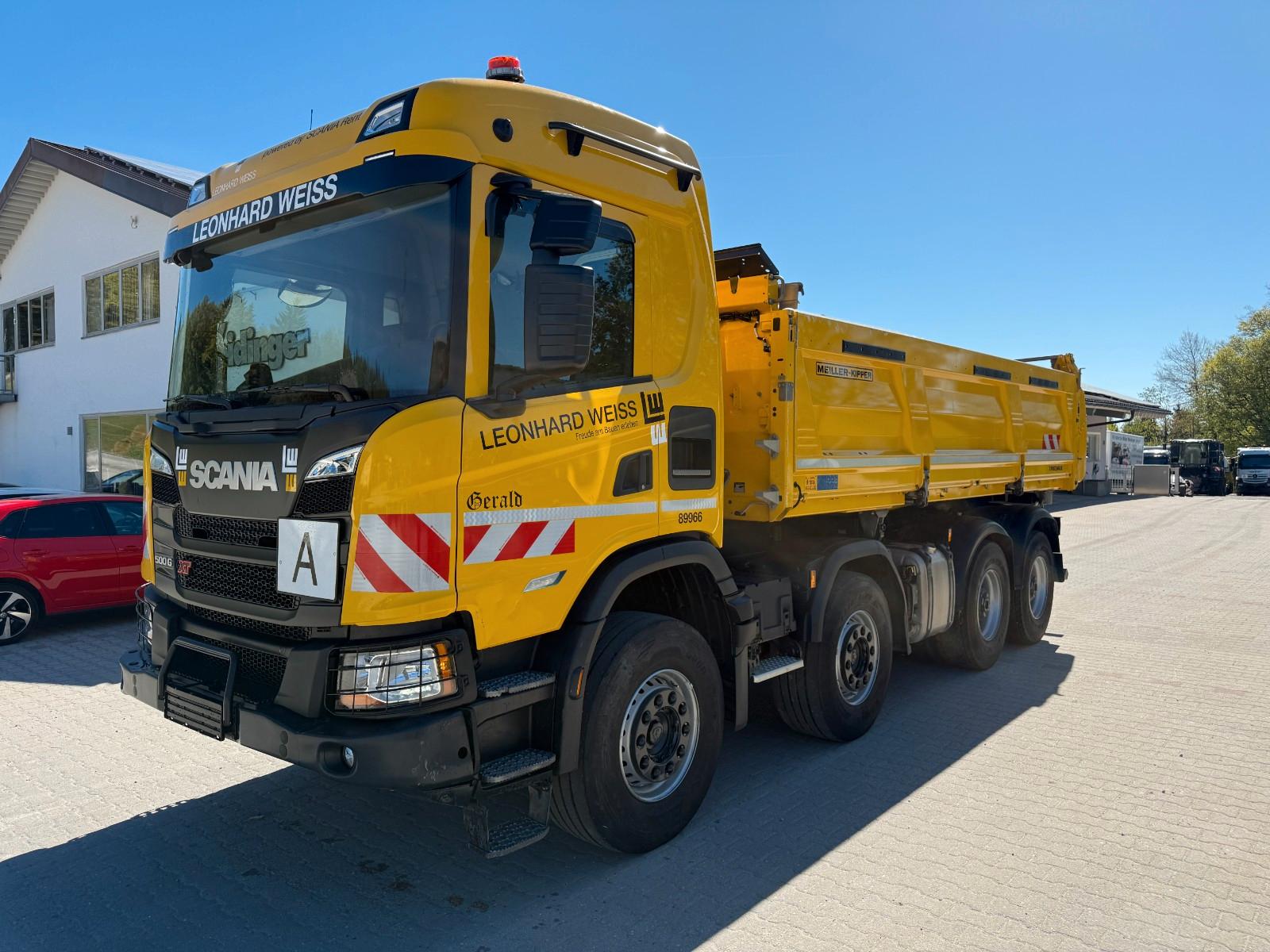 Scania G 500 XT 8x4  Meiller Tigenius