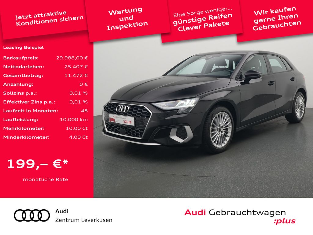 Audi A3 Sportback 35 advanced VIRT LED SHZ PDC