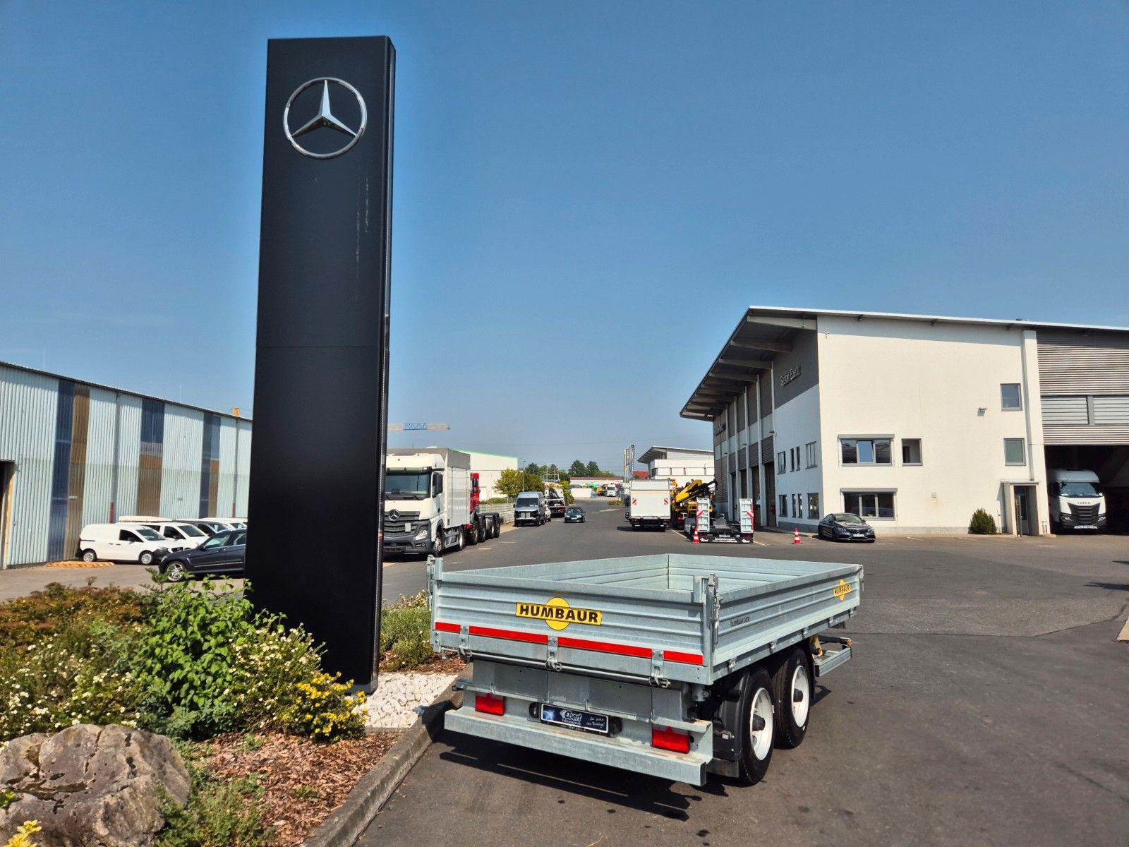 Fahrzeugabbildung Humbaur HTK 754020 Dreiseitenkipper vollverzinkt