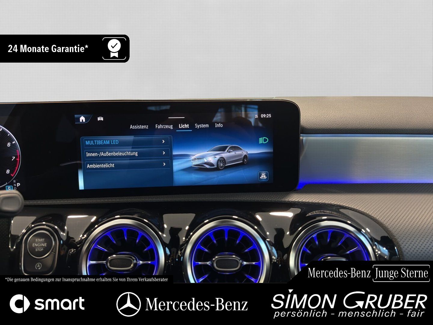 Fahrzeugabbildung Mercedes-Benz A 35 4M Limo AMG Night Pano HUD Burm MBeam