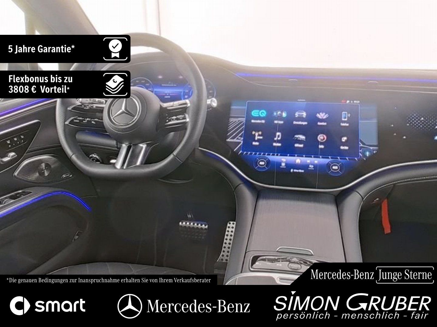 Fahrzeugabbildung Mercedes-Benz EQS 580 4M SUV AMG Massage Sitzklima AHK Md 2026