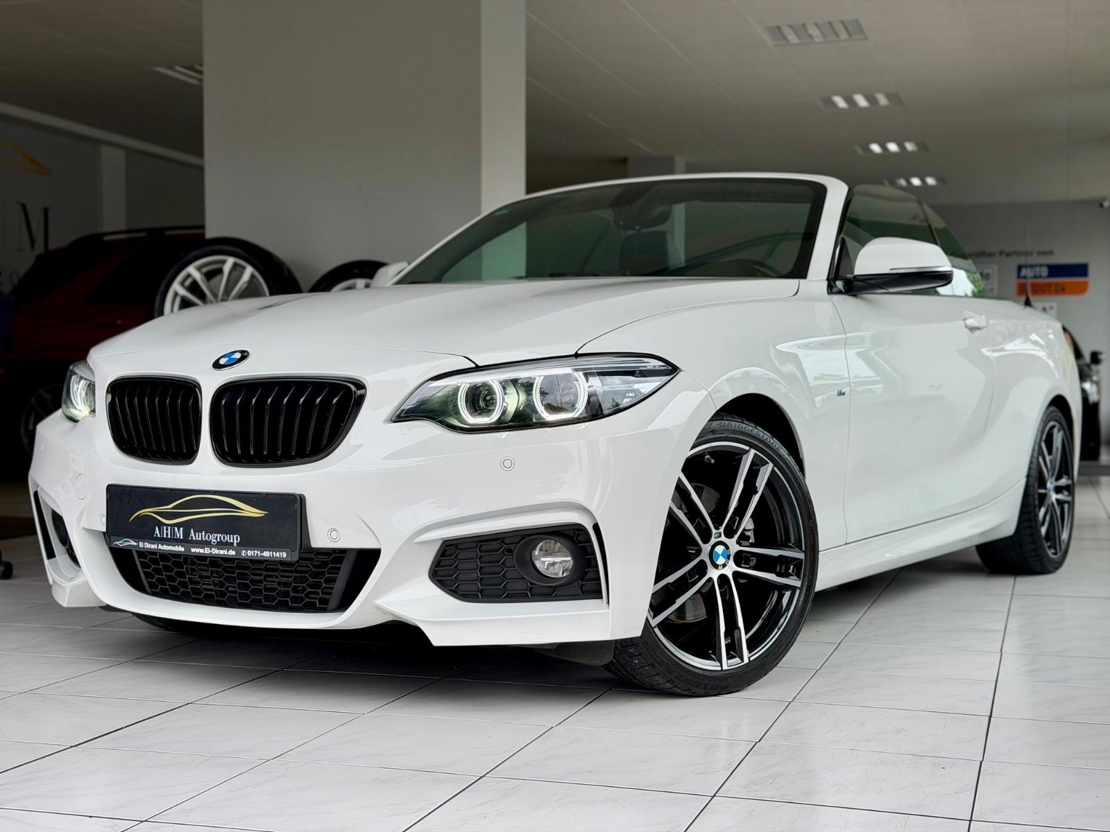 BMW 220d Cabrio M Sport/33T KM!/Keyless/NaviProf/LED