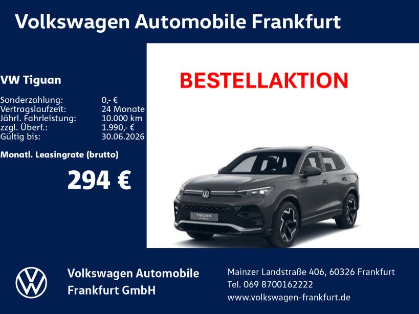 Volkswagen Tiguan R-Line 1,5 l eHybrid OPF 110 kW (150 PS)