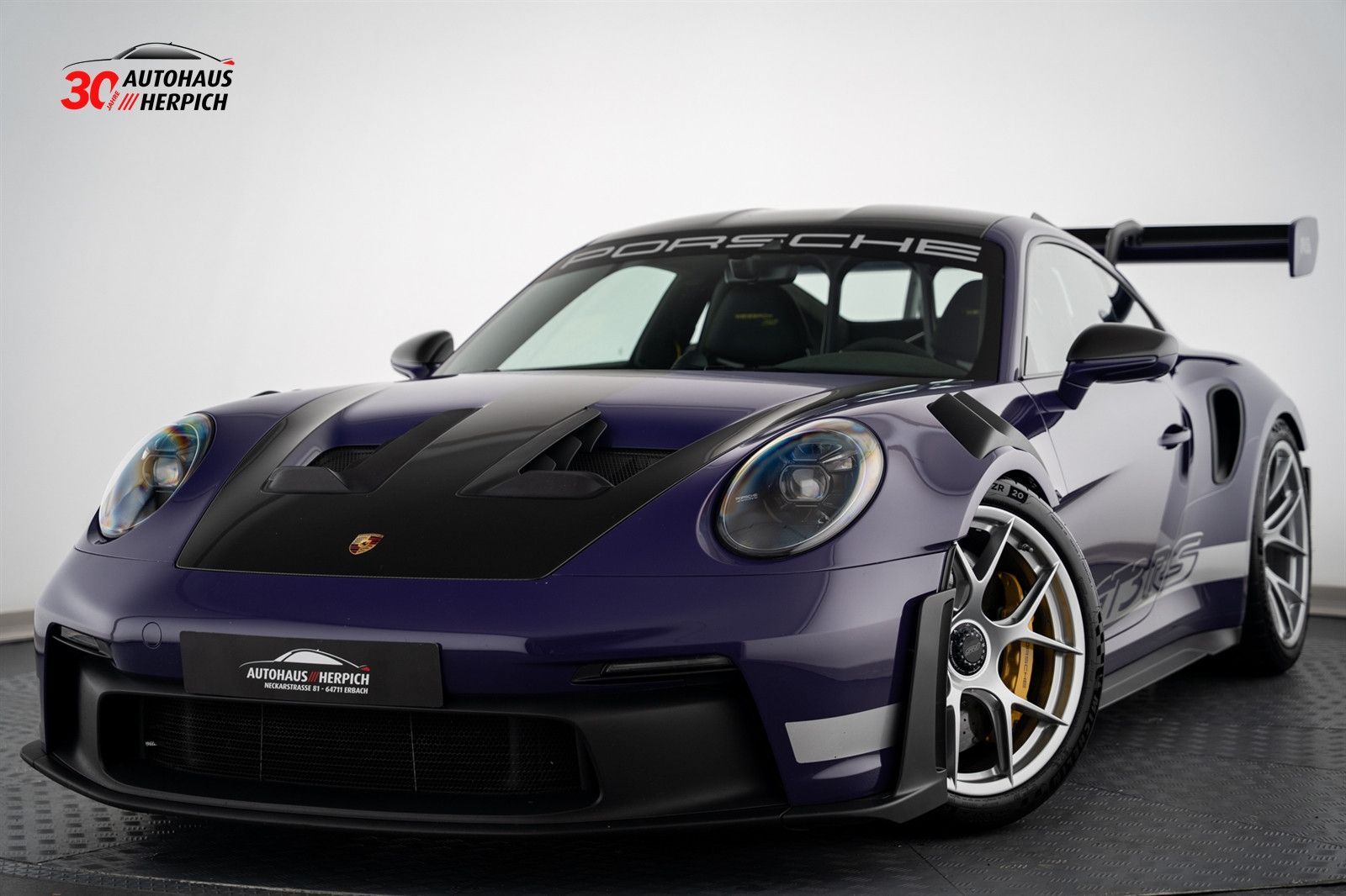 PORSCHE 992 GT3RS Weissach CS PTS Ultraviolet PCCB PPF