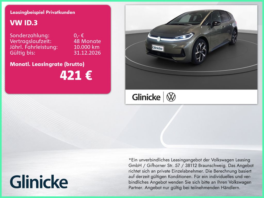 ID.3 Neo Style 58 kWh AHK Interieurpaket Ganzja.