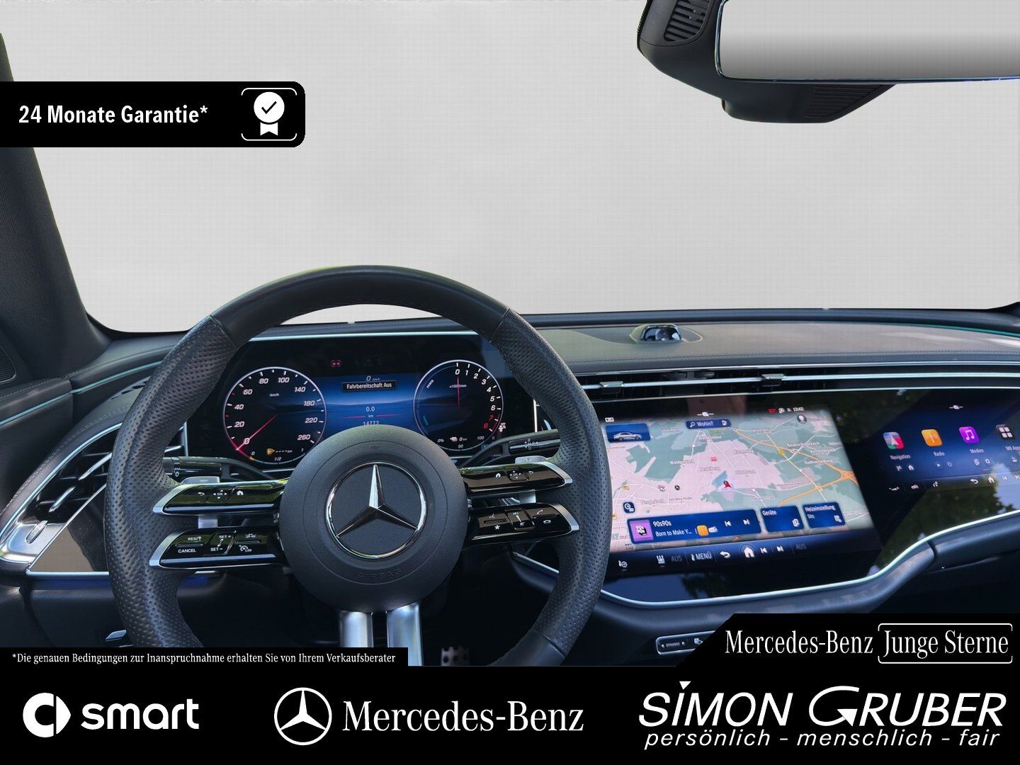 Fahrzeugabbildung Mercedes-Benz E 300 e AMG Pano Superscreen Sitzklima HUD Burm