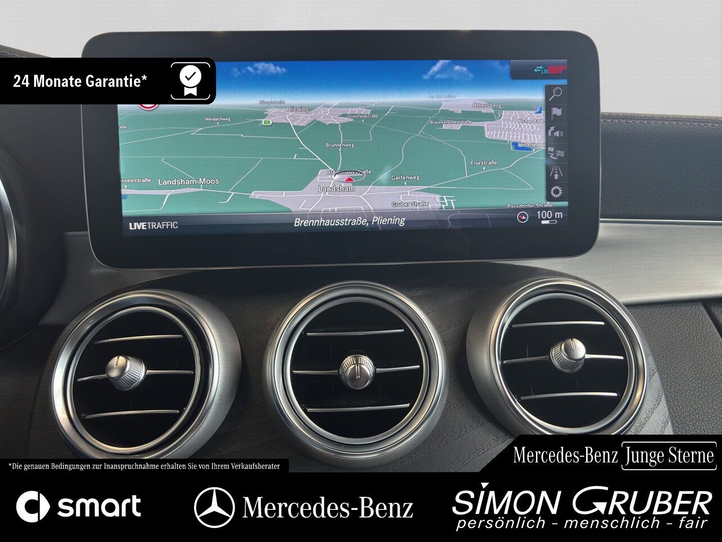 Fahrzeugabbildung Mercedes-Benz C 200 Cabriolet AMG Night Distronic 360 19 Zoll