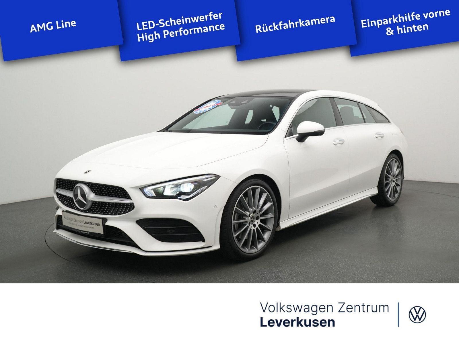 MERCEDES-BENZ CLA 250 SB AMG Line NAVI PANO LED KAM SHZ PTS