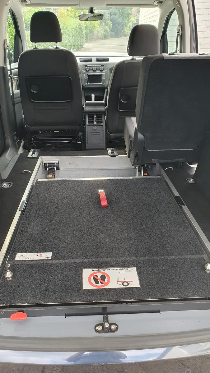 Volkswagen Caddy 4 , behindertengerecht, mit Rollstuhlrampe