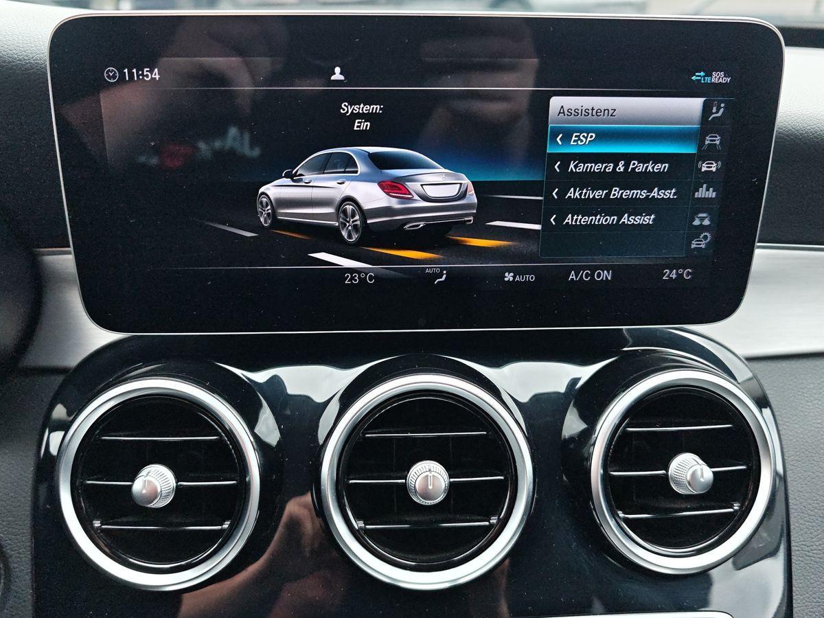 Mercedes-Benz C-Class Lim. AHK Multibeam Standhz Kamera Navi Alu, миниатюра 15