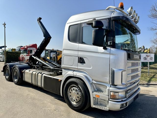 Scania 144G-530 V8 6x4 HOOKLIFT 20T MEILLER - VOLLUFT -