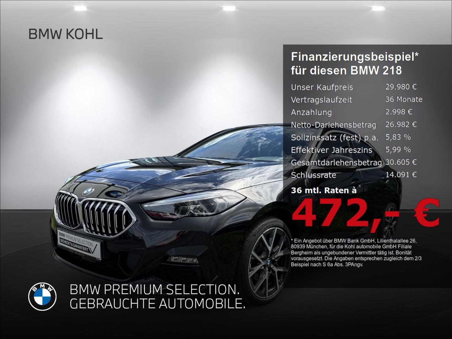BMW 218 i M Sport Driving Assistant Sitzheizung Hi-F