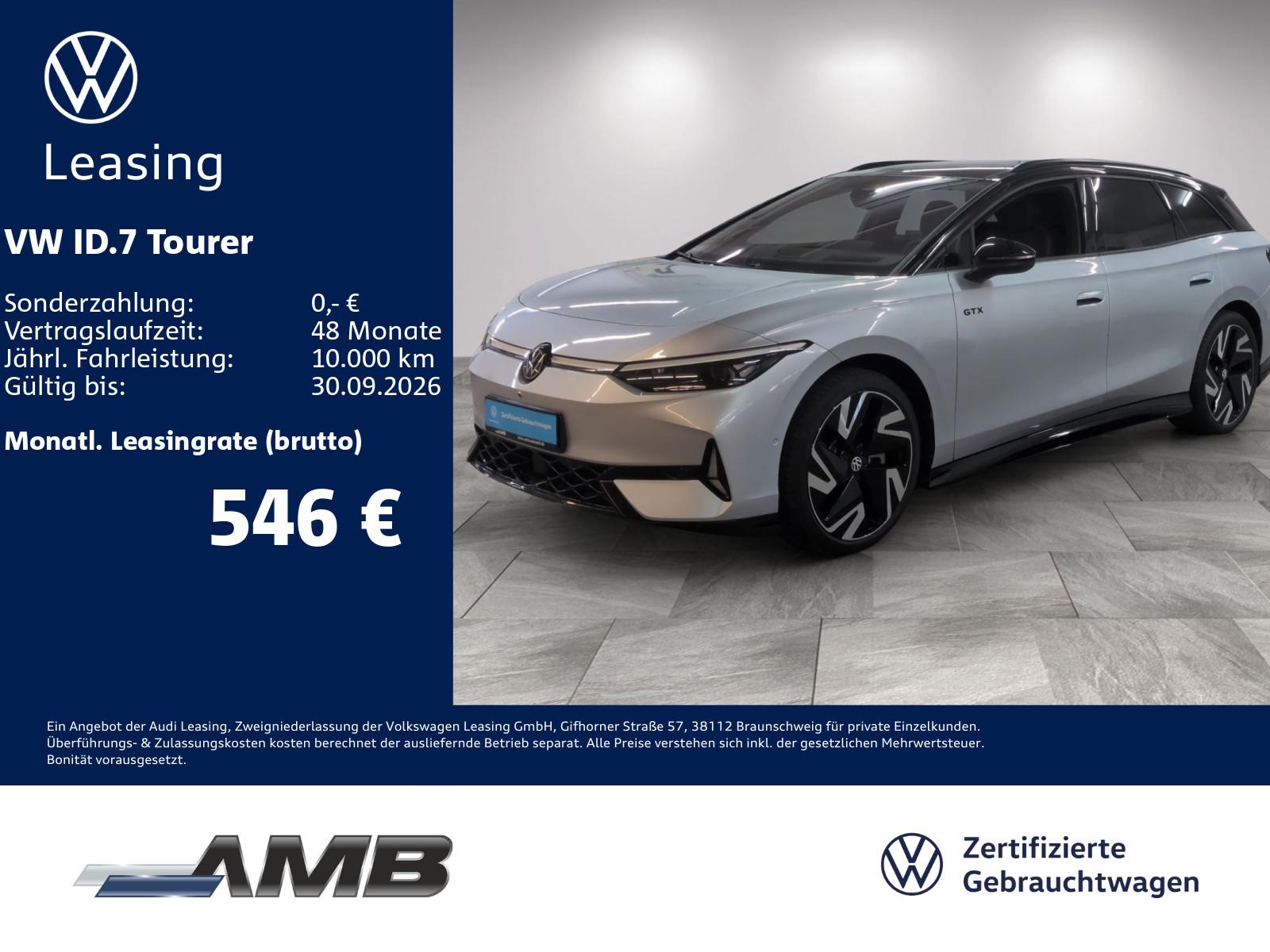 Volkswagen ID.7 Tourer GTX 91kWh/AHK/Matrix/Pano/WäPu/1.31G