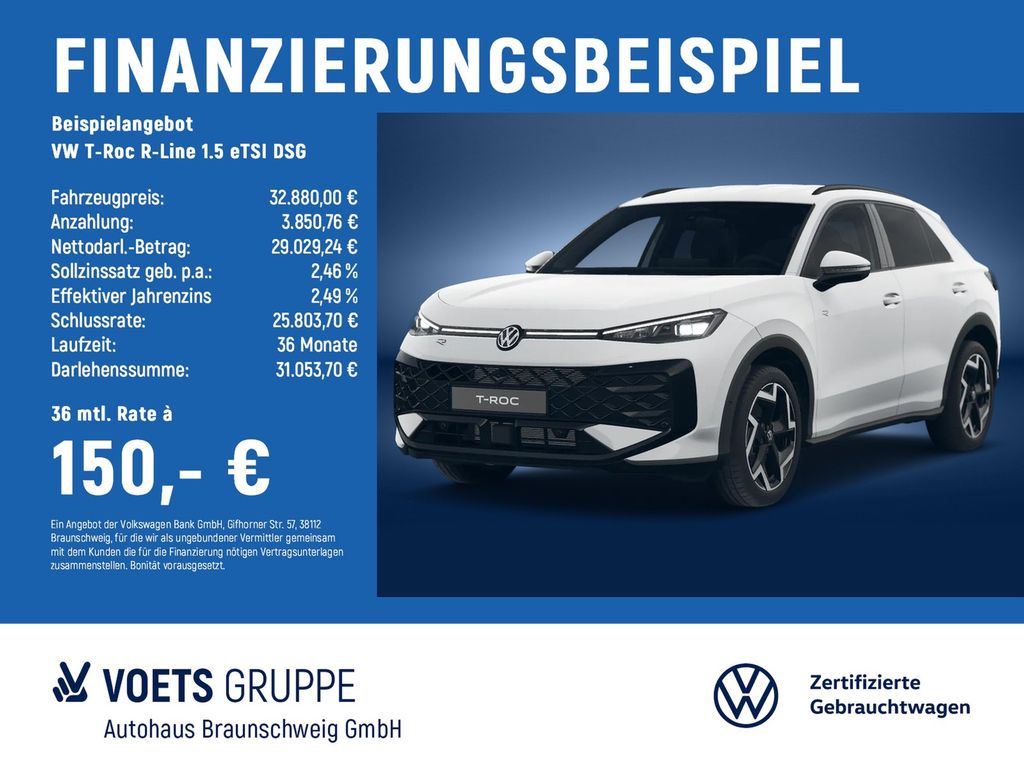 T-Roc R-Line 1.5 eTSI DSG AREAVIEW+ACC+HuD+NAVI