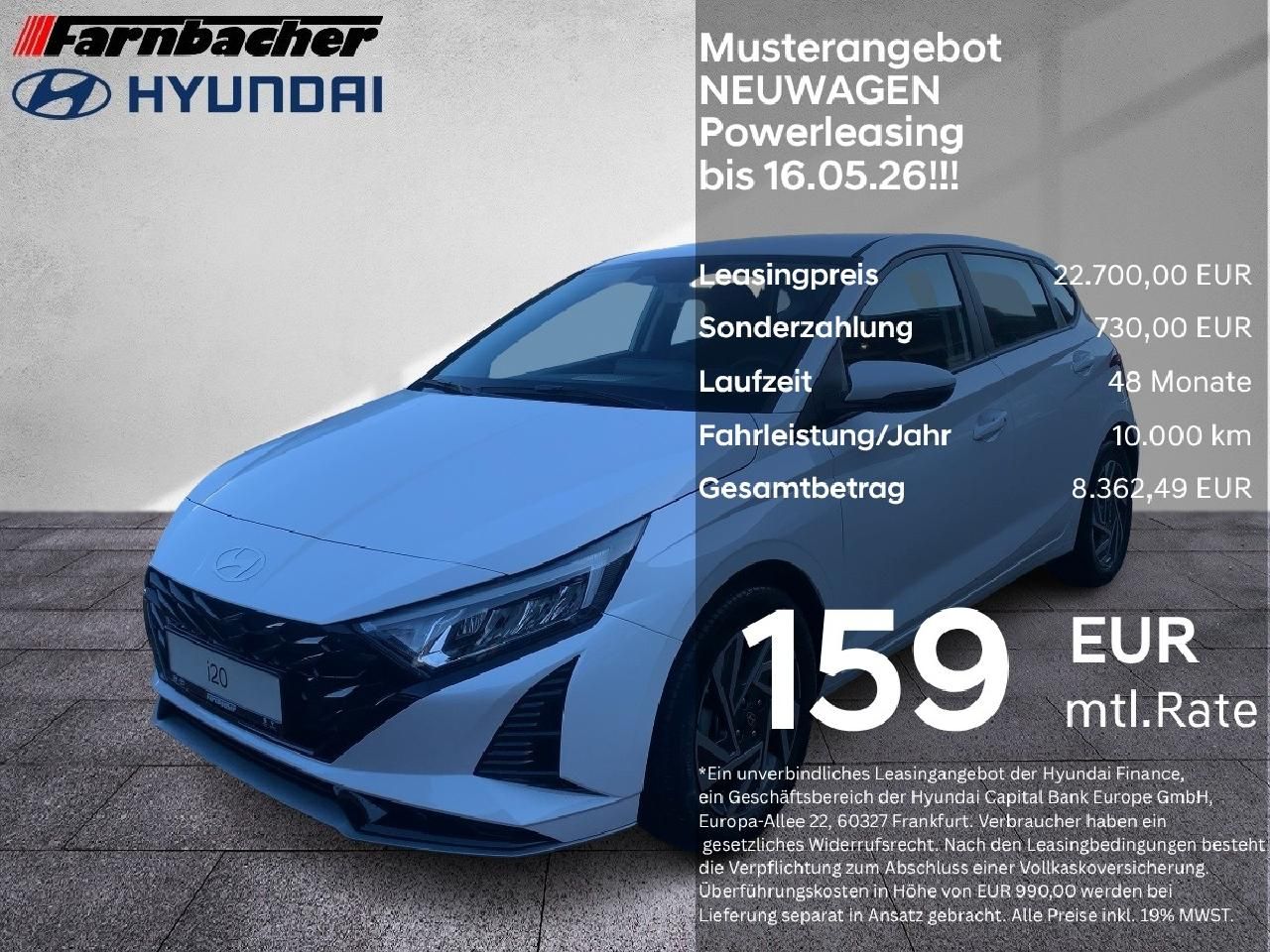 Fahrzeugabbildung Hyundai i20 Trend Komfort Bose POWERLEASING bis 16.05.*