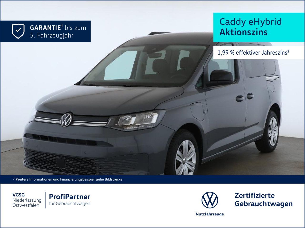 Volkswagen Caddy Life AHK ACC Side Assist Bluetooth Klima