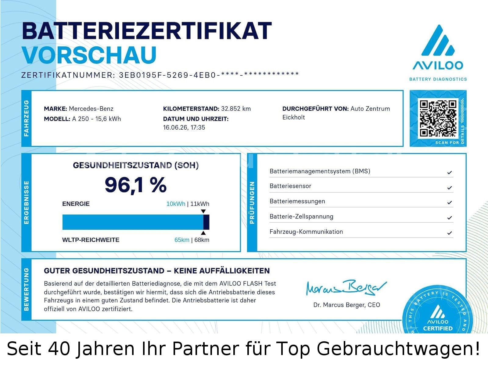 Mercedes-Benz A 250 e EditionAMG Line Beam LED 360° Burmeister