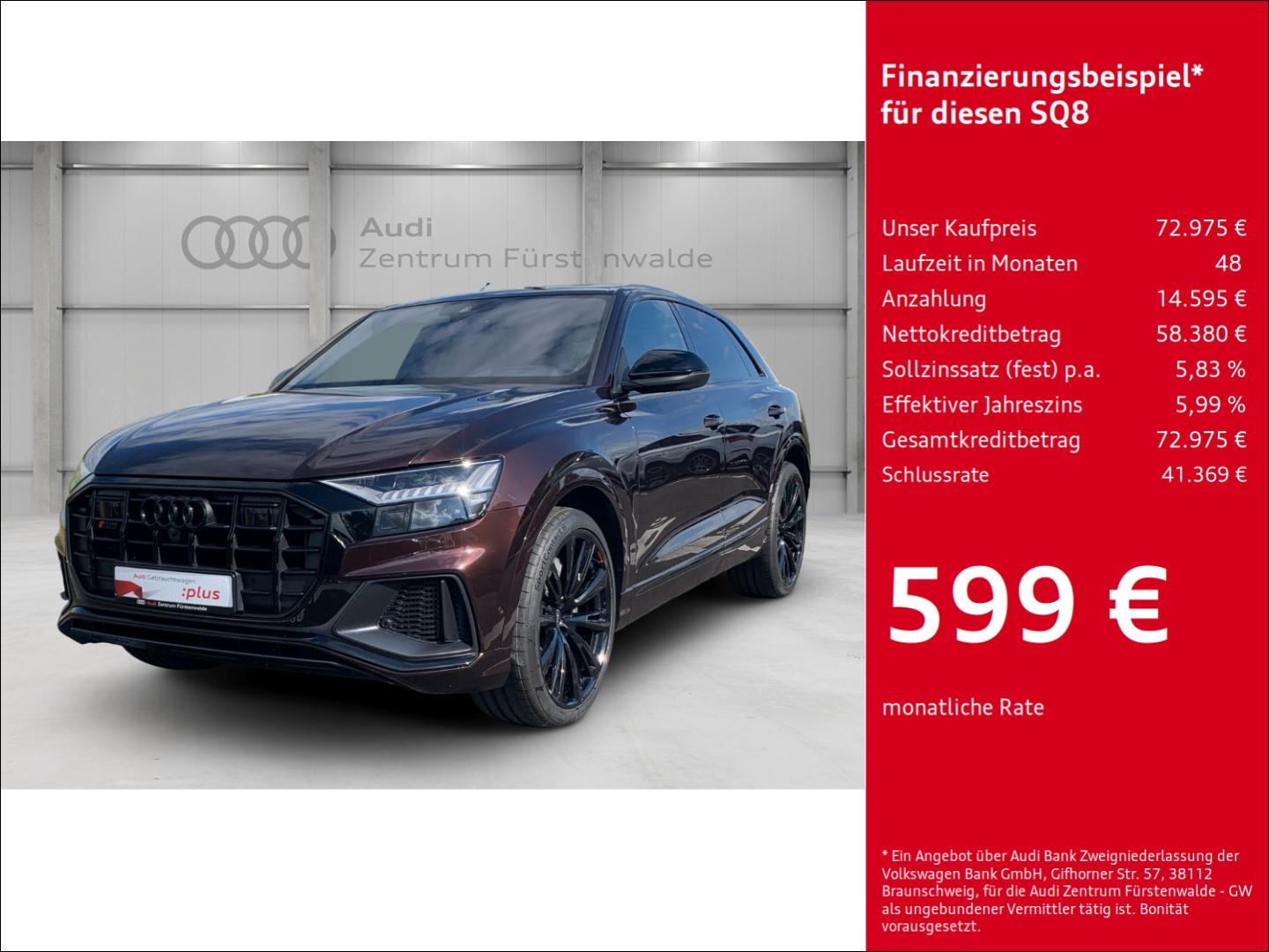 Audi SQ8 4.0 TFSI quattro tiptronic Keramikbremse AHK
