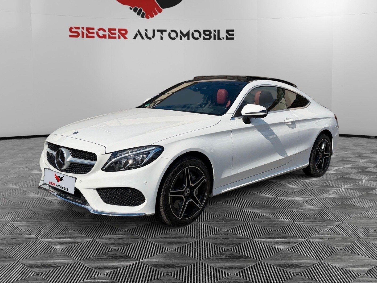 MERCEDES-BENZ C 300 COUPE AMG LINE, PANO, BURMESTER, HUD, 360