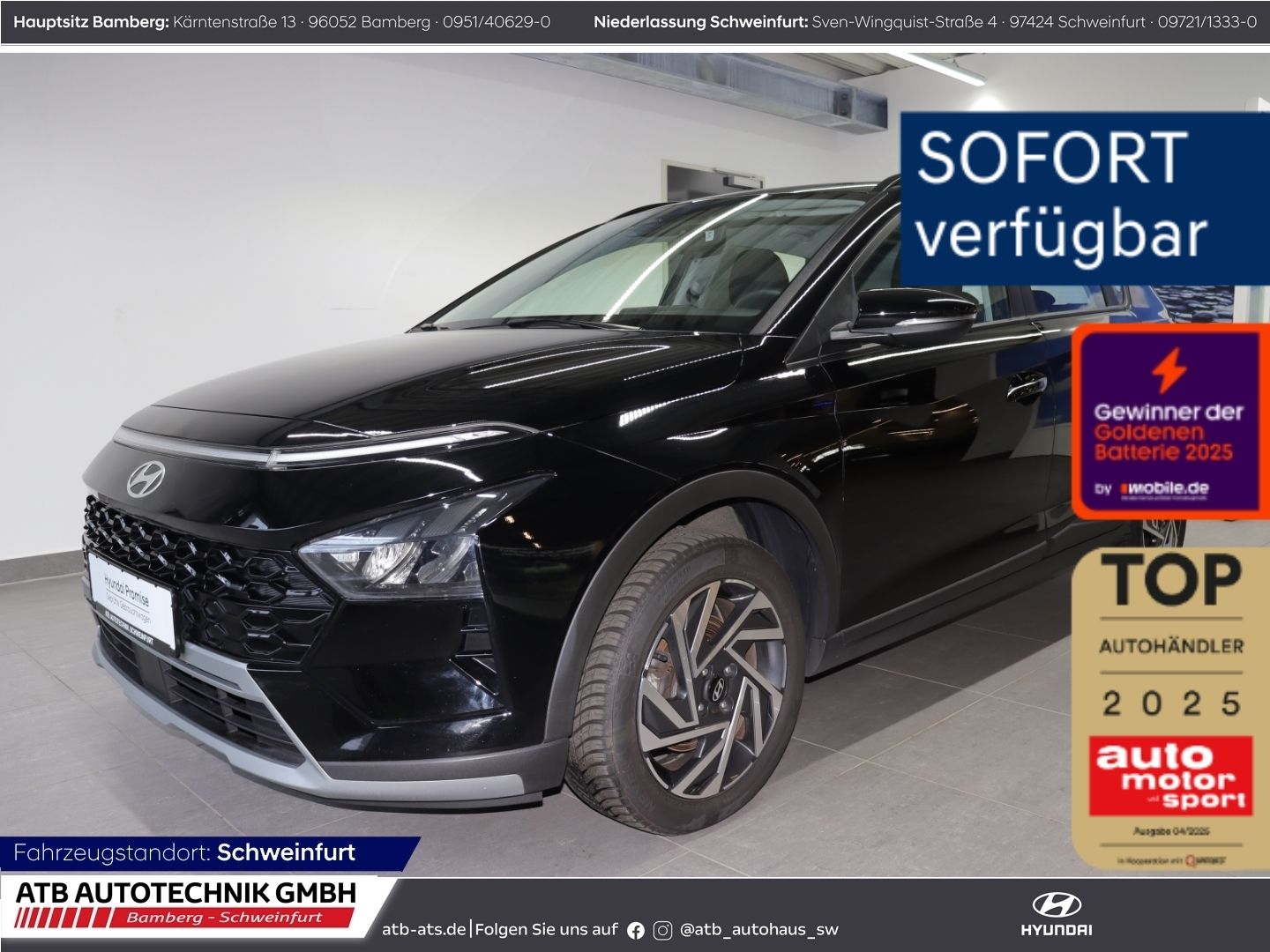 Fahrzeugabbildung Hyundai BAYON Trend 1.0 T-GDi DCT Navi LED Apple CarPlay