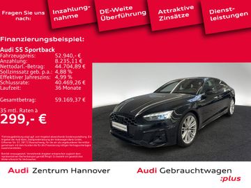 Audi Leasingangebot: Audi S5 Sportback 55 TDI Pano Laser B&O Kamera