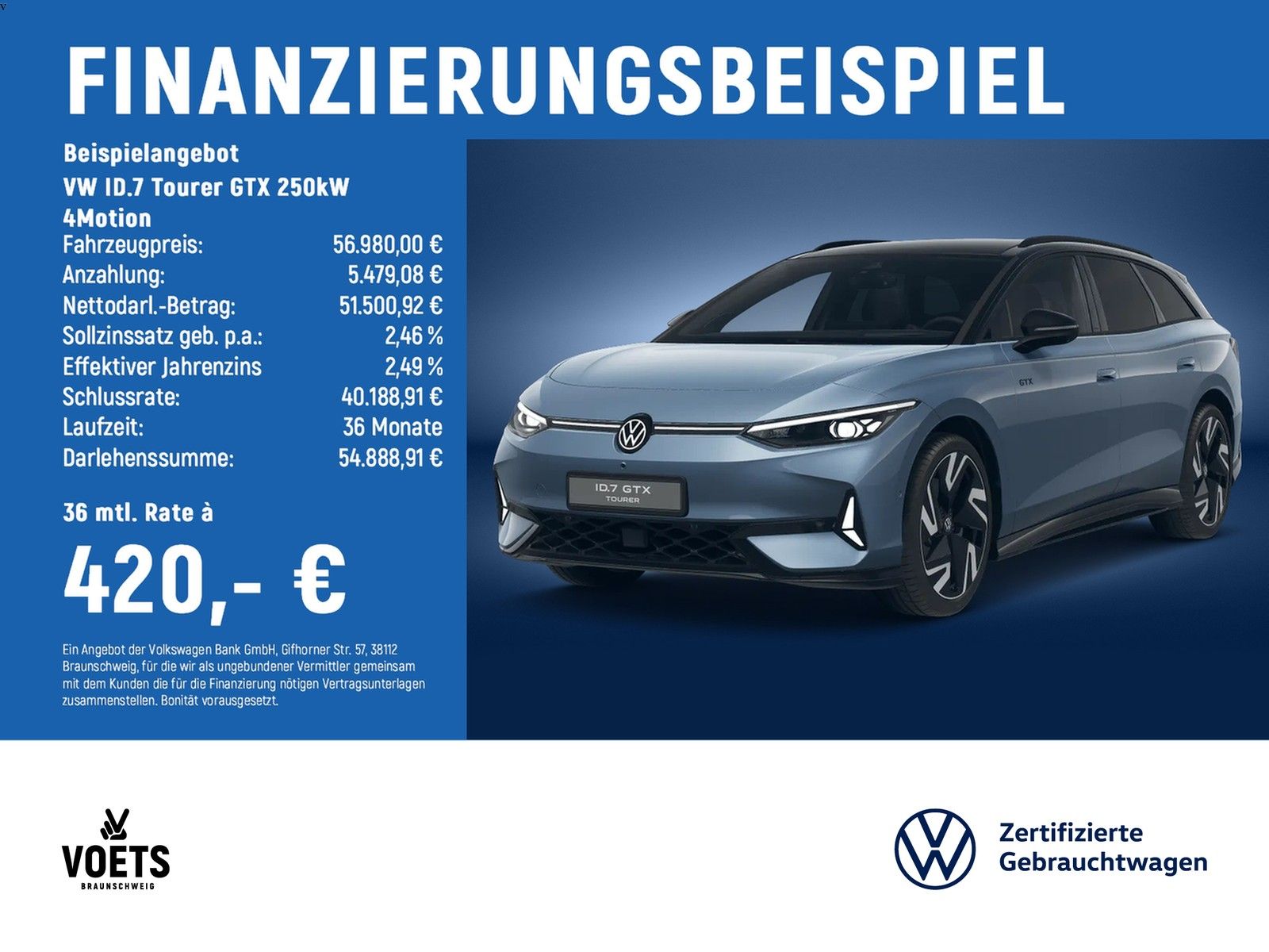 Volkswagen ID.7 Tourer GTX 250kW 4Motion AreaView PANO H&K foto 1